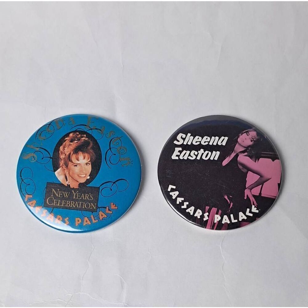 Sheena Easton Caesars Palace Pair od Vintage Pins-PreOwned